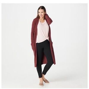 Barefoot Dreams CozyChic Lite Long Button Up Cardigan